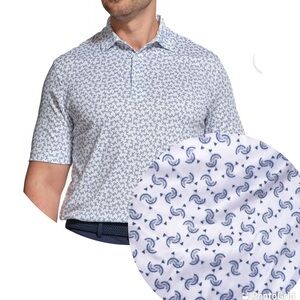 Greg Norman Mens Golf Polo White Activewear
